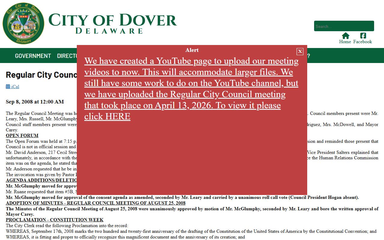 Dover Property Tax Records - City of Dover tax appeals and assessment information