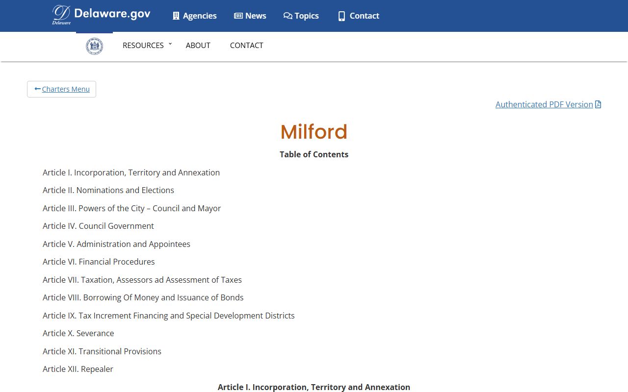 Milford Property Tax Records - Milford City Charter tax provisions and billing rules