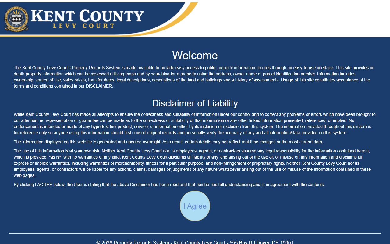 Kent County Property Tax Records - Kent County Levy Court property search portal