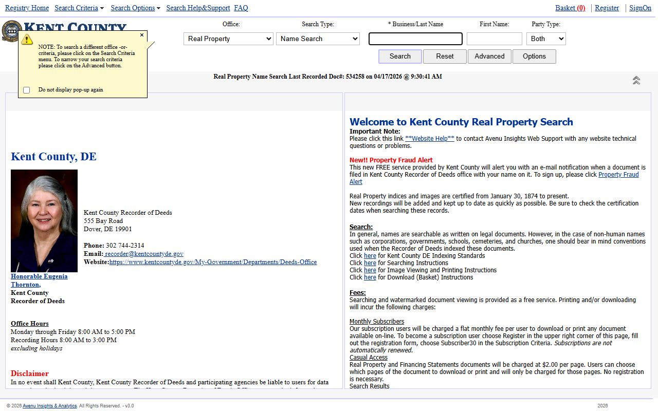 Kent County Property Tax Records - US Land Records database for Kent County deeds